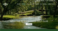 Desktop Screenshot of kleincreek.com