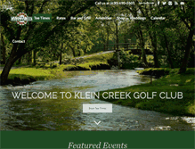 Tablet Screenshot of kleincreek.com